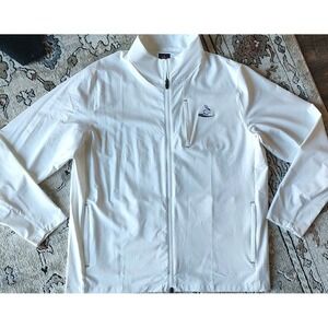 Donald Ross Sport Pullover Mens XXL White Performance 1/4 Zip Mock Neck Golf